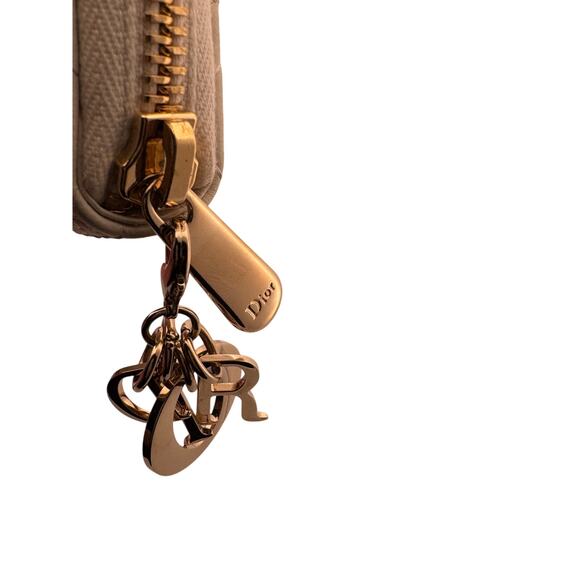 Christian Dior Lady Dior Cannage Lambskin Zip Wallet - Picture 5 of 8